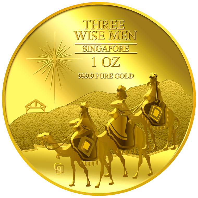 1oz The Wise Men Gold Medallion (2ND LAUNCH)
