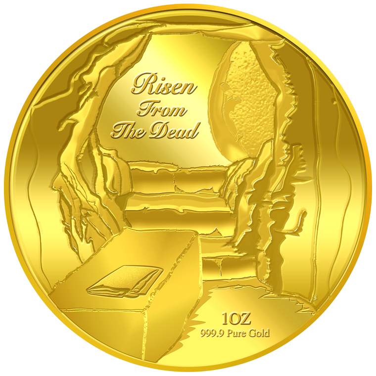 1oz Risen From The Dead Gold Medallion (10TH LAUNCH)