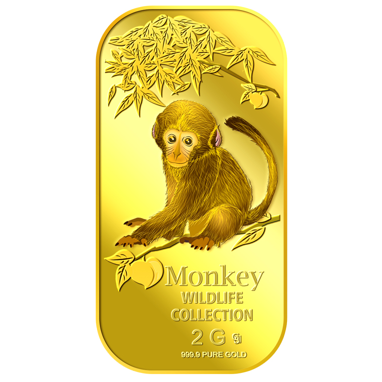 2g Baby Monkey Gold Bar