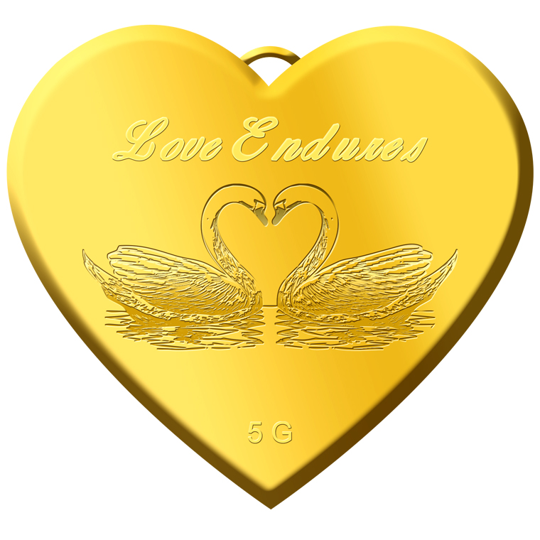 5g Love Endures Gold Pendant