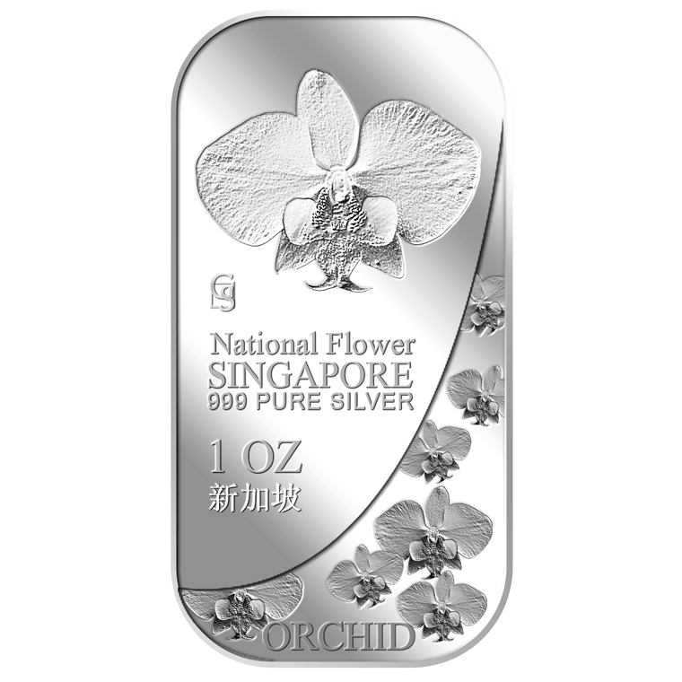 1oz SG National Flower (Series 2) Silver Bar