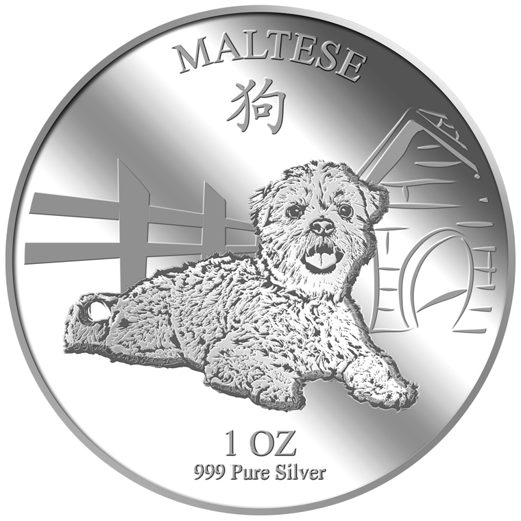 1oz Maltese Silver Medallion