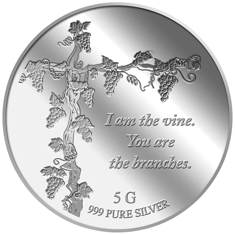 5G I am the vine. You are the branches Silver Medallion (12th Launch)