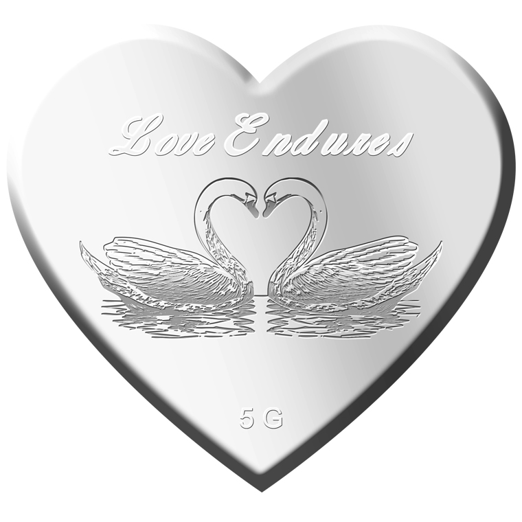 5g Love Endures Silver Medallion