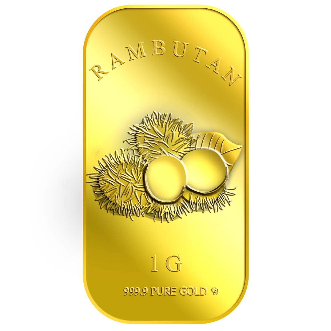 1g Rambutan Gold Bar