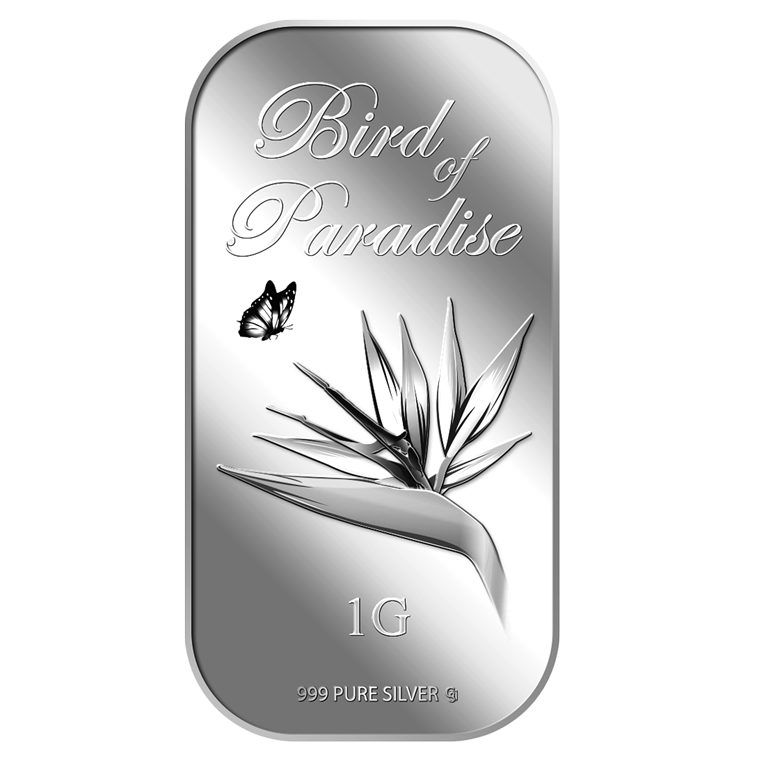 1g Bird of Paradise Silver Bar (Coming Soon)