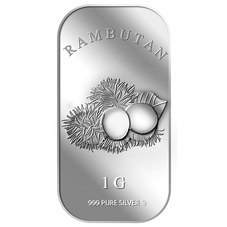 1g Rambutan Silver Bar