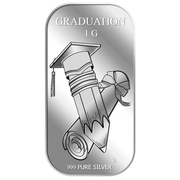 1g Graduation Silver Bar