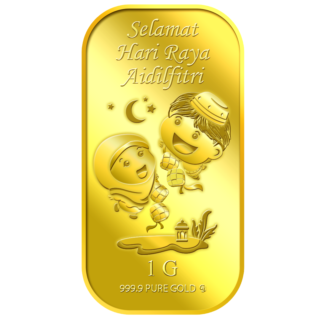 1g 2023 Hari Raya Aidilfitri (Costume) Gold Bar